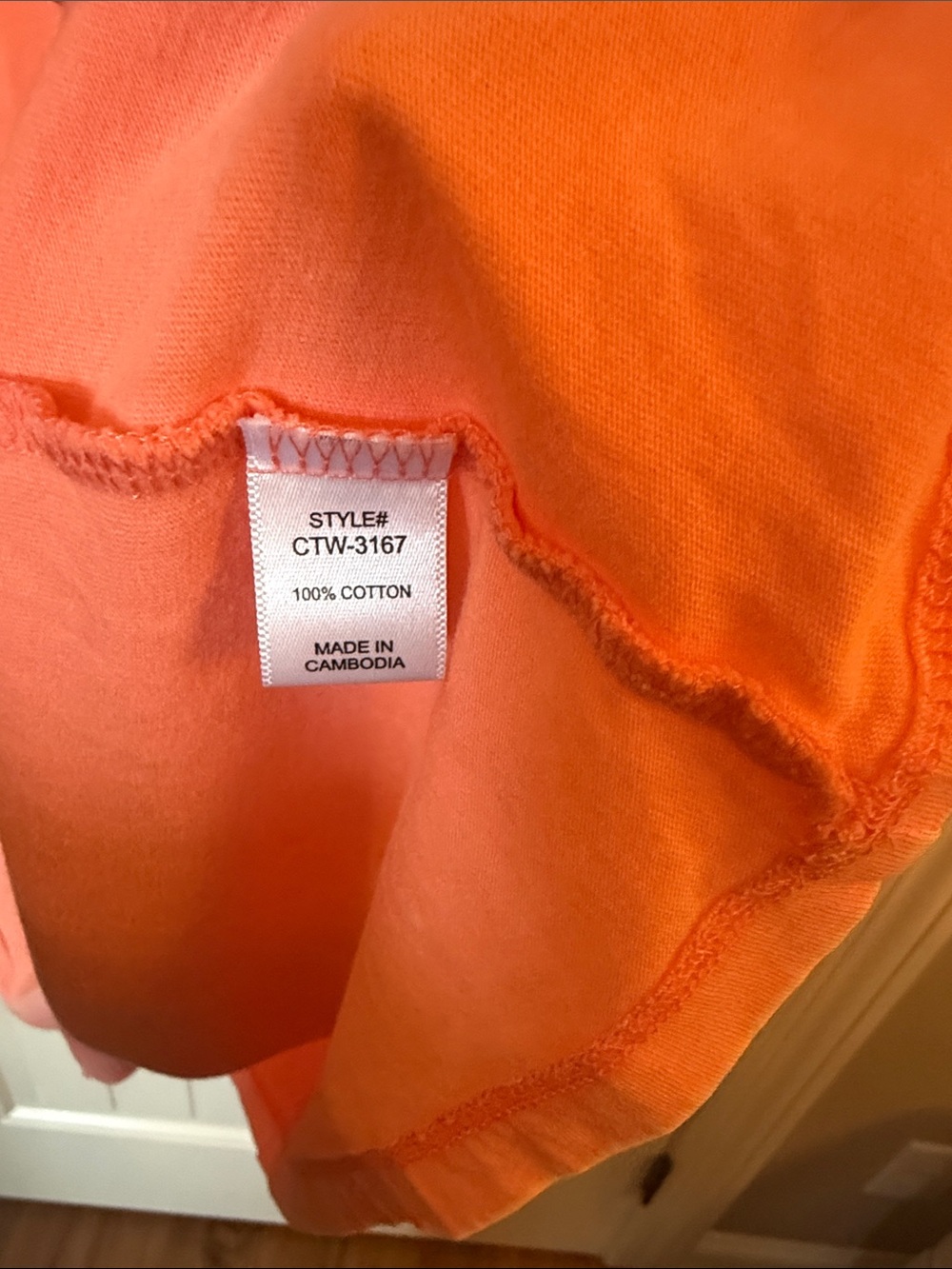 Zenana Outfitters Orange Short-Sleeve Crewneck Tee - Picture 3 of 6